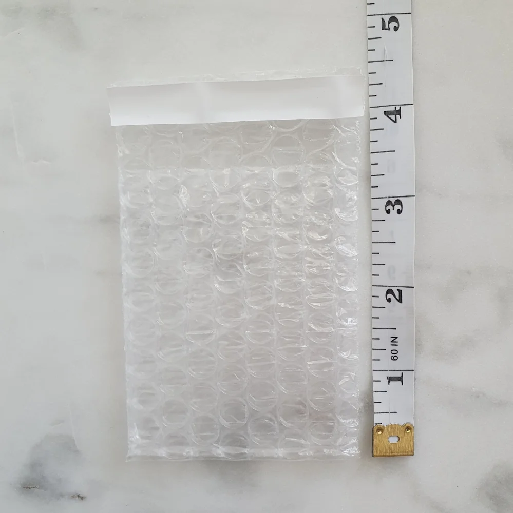 Clear bubble bags 80 pieces 2.5